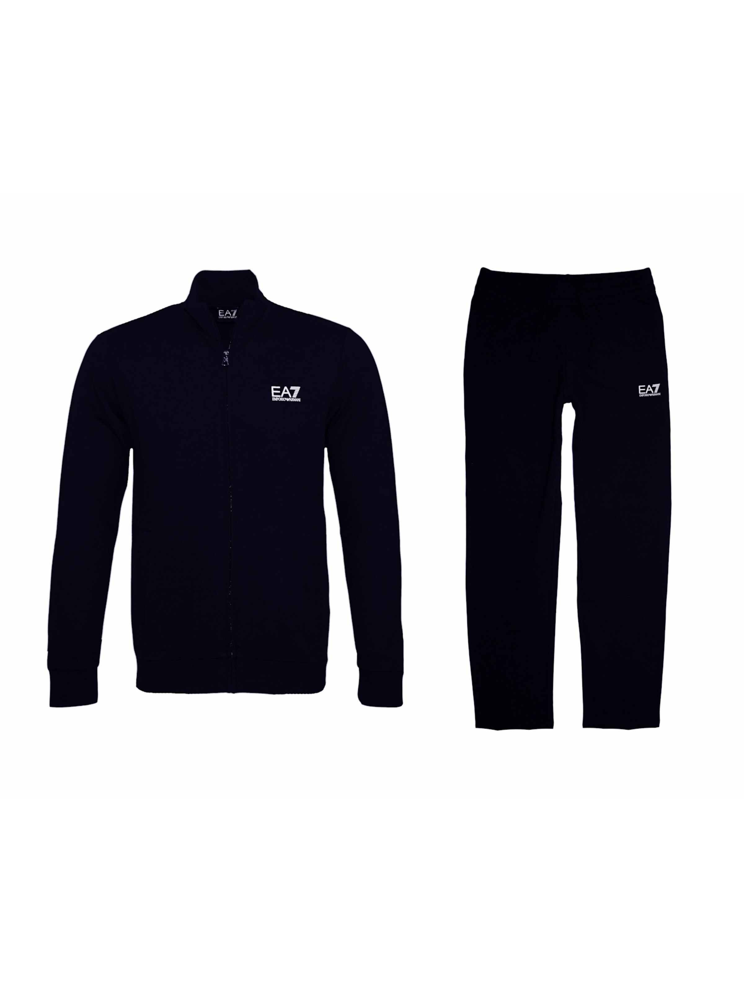 EA7 Emporio Armani Trenirka za tek | modra barva: sprednja stran