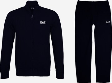 EA7 Emporio Armani Trenirka za tek | modra barva: sprednja stran