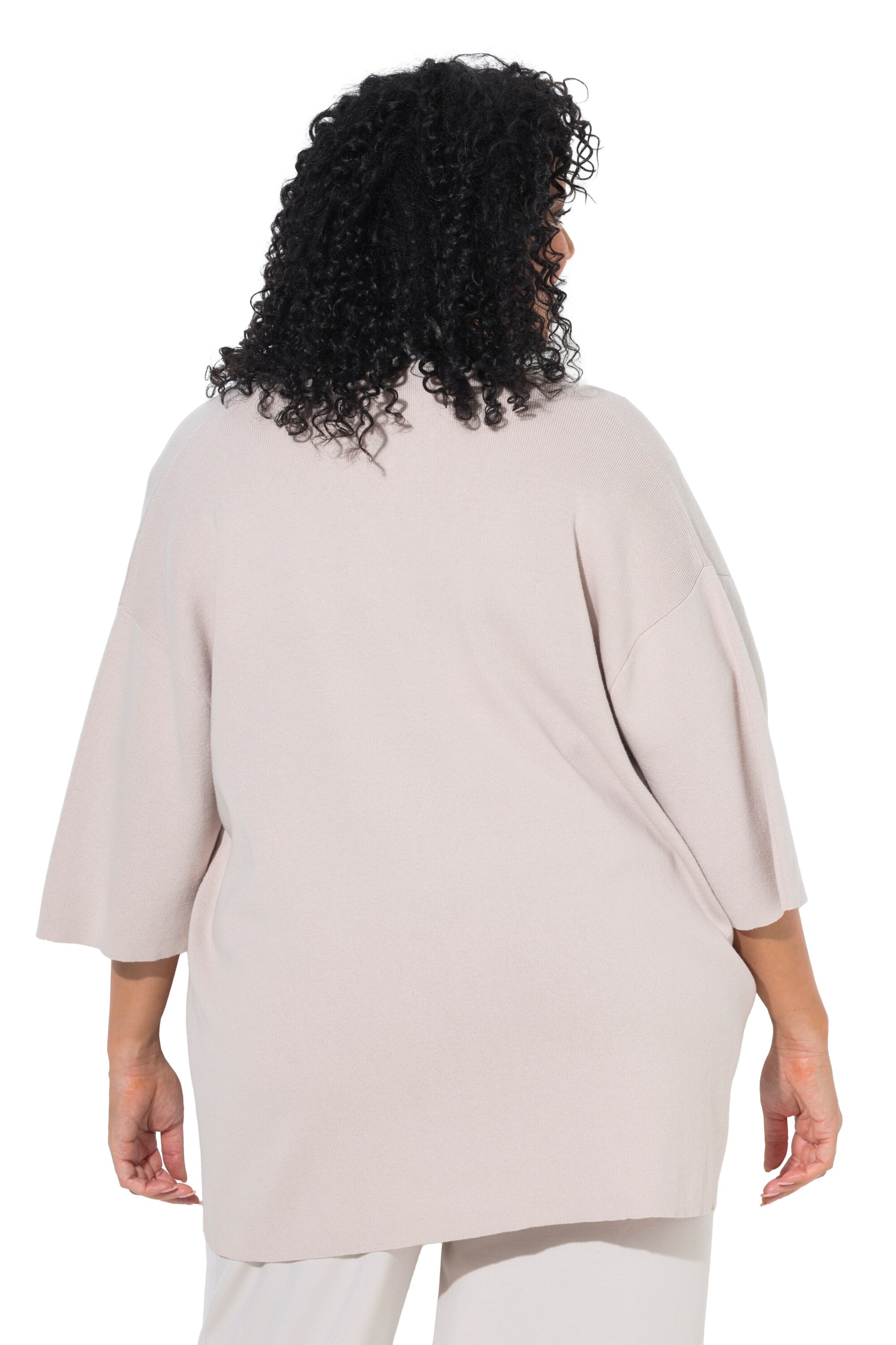 Ulla Popken Knit Cardigan in White