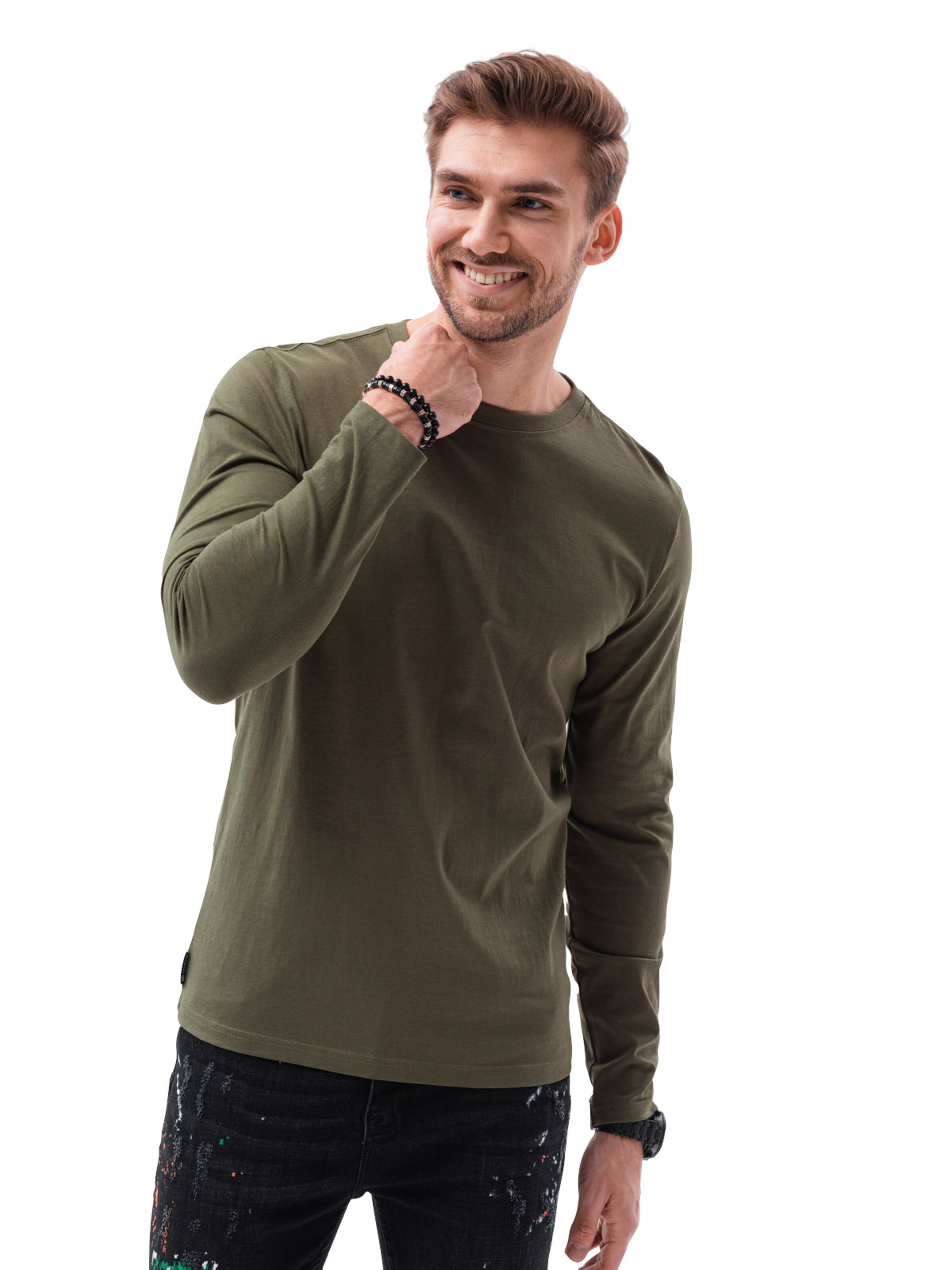Ombre Shirt in Blau: Vorderseite