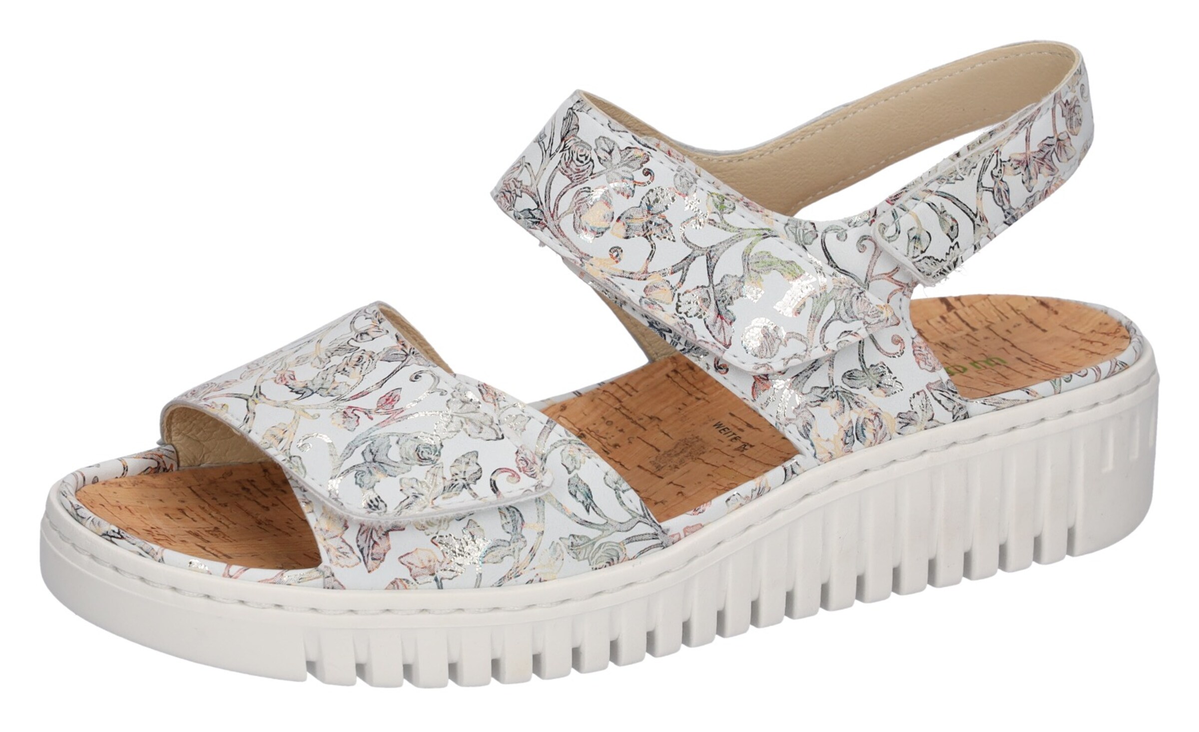 WALDLÄUFER Sandale in Weiß: Vorderseite