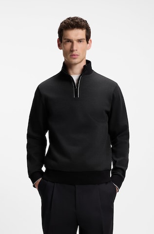 BOSS Sweatshirt ' Sidney ' in Schwarz: Vorderseite