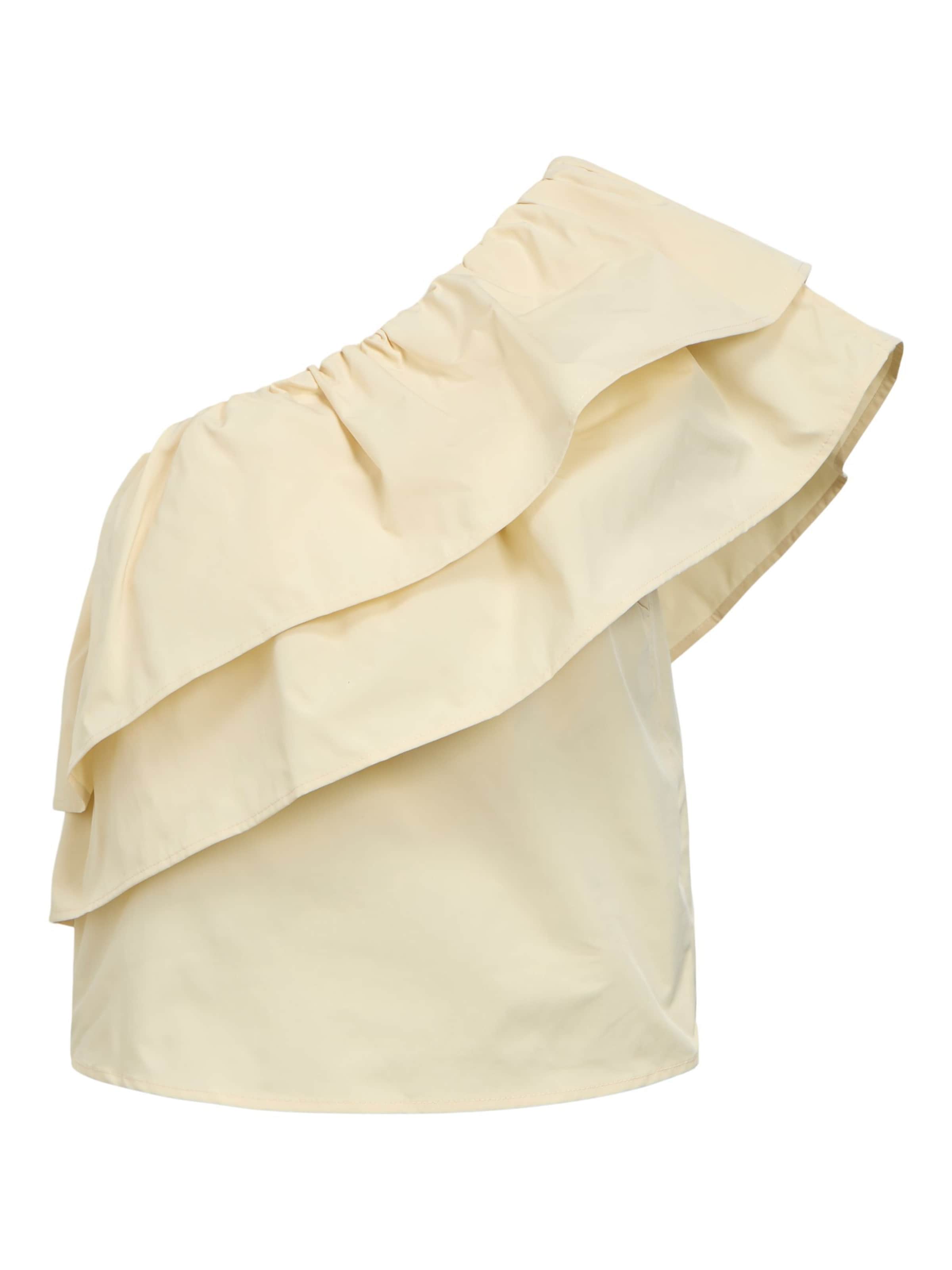 OBJECT Haut en XS en jaune pastel, Vue avec produit