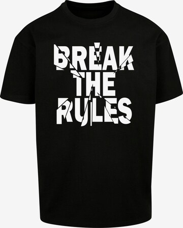 Merchcode Shirt 'Break The Rules 2' in Black: front