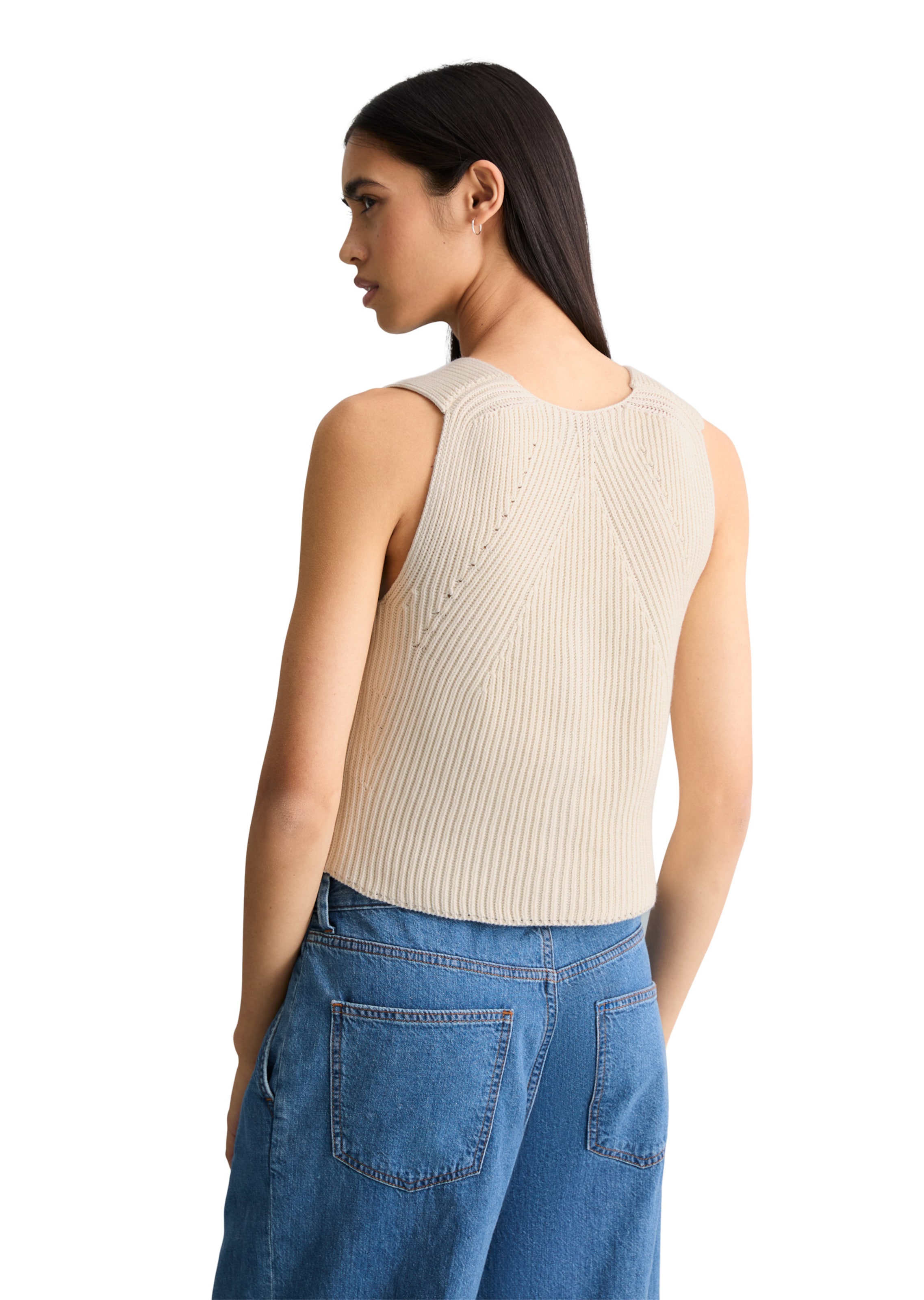 Cardigan Marc O'Polo DENIM en blanc