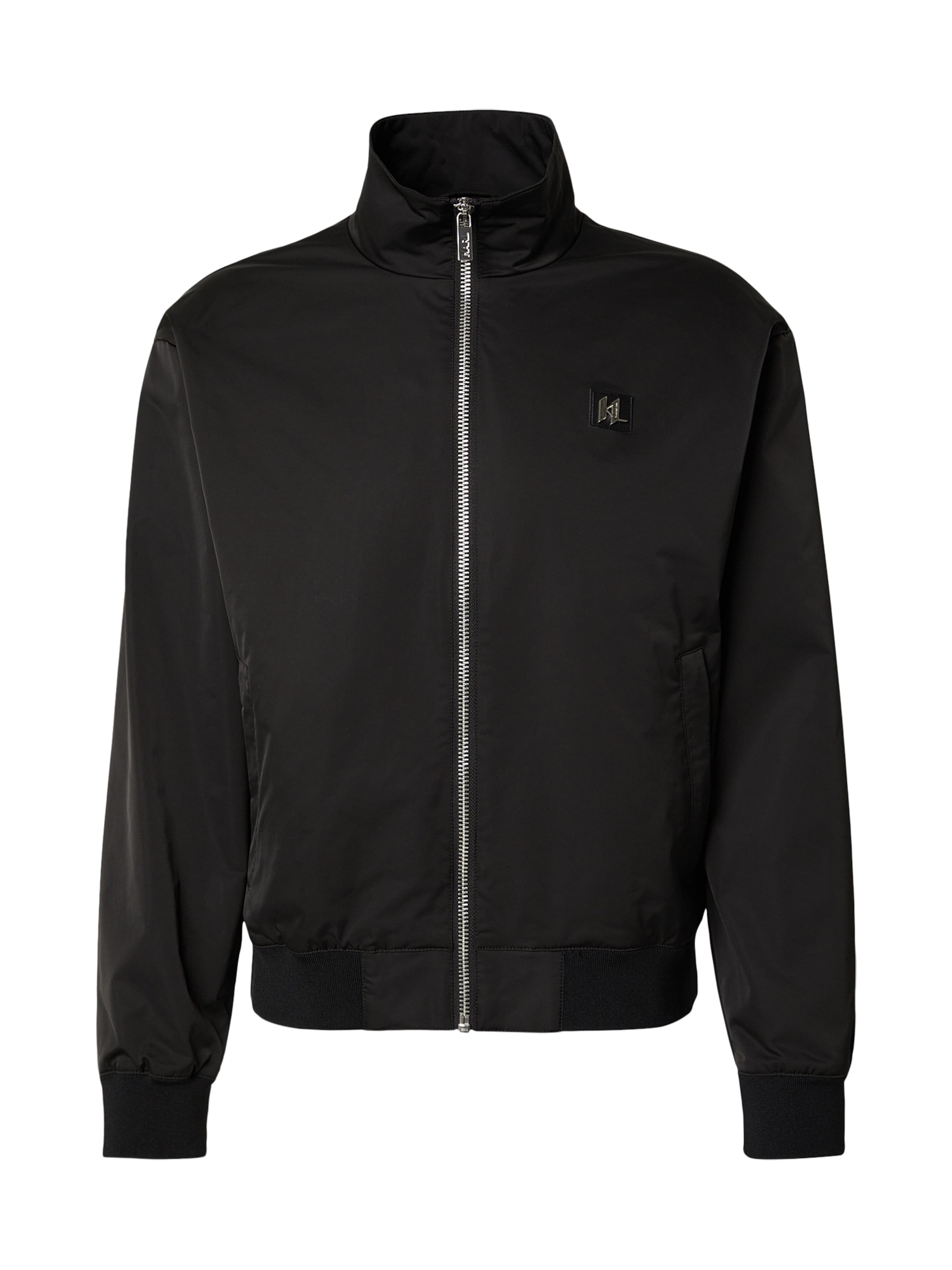 Karl Lagerfeld Veste mi-saison en noir, Vue avec produit