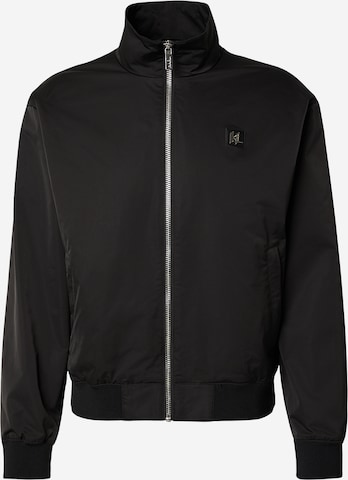 Karl LagerfeldPrijelazna jakna - crna boja: prednji dio