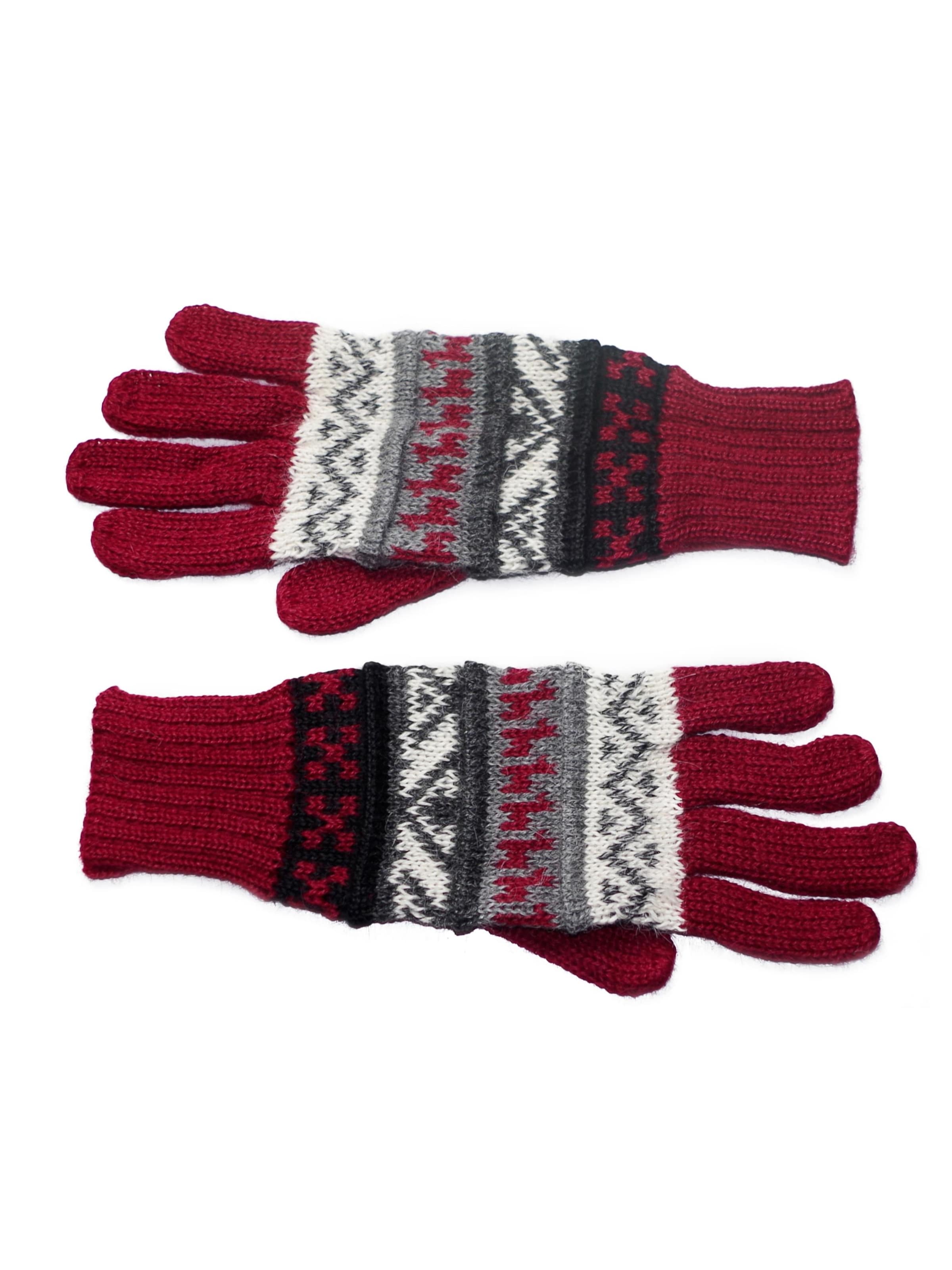 Posh Gear Vingerhandschoenen 'Guantilissi' in Rood