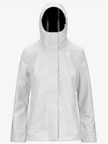 K-Way Winter Coat in White: front