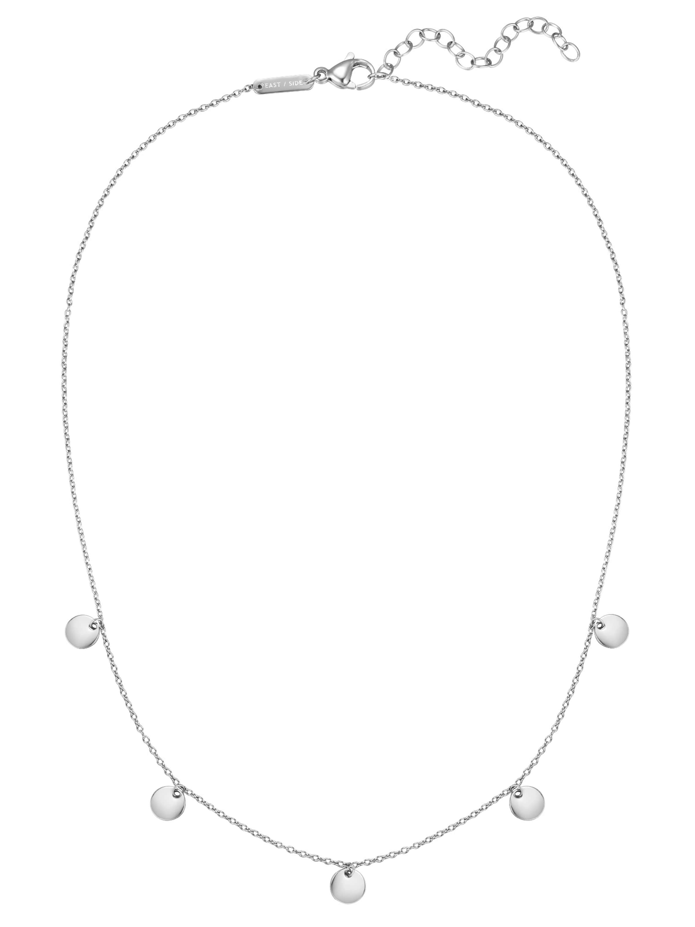 Eastside Necklace in Silver: front