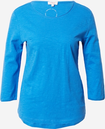 s.Oliver T-Shirt in Blau: predná strana