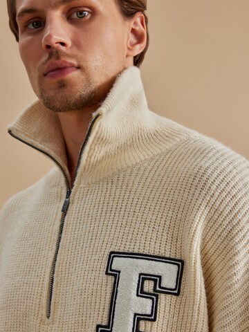 DAN FOX APPAREL Pullover 'Adriano' i beige