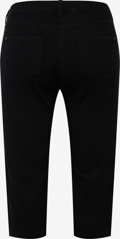 Ulla Popken Slimfit Jeans in Zwart