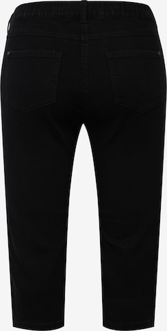 Coupe slim Jean Ulla Popken en noir