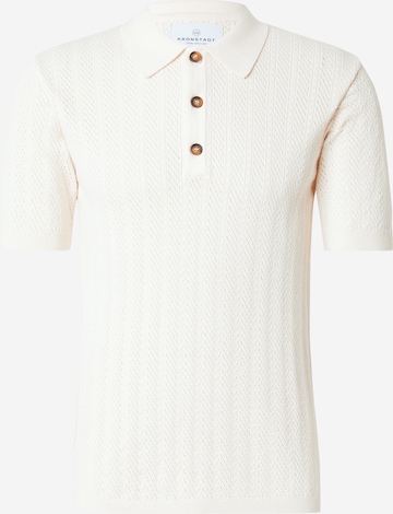Pull-over 'Greville' Kronstadt en blanc : devant