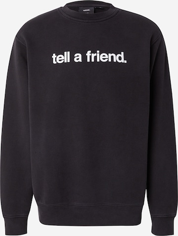 Bluză de molton de la VANS pe negru: față