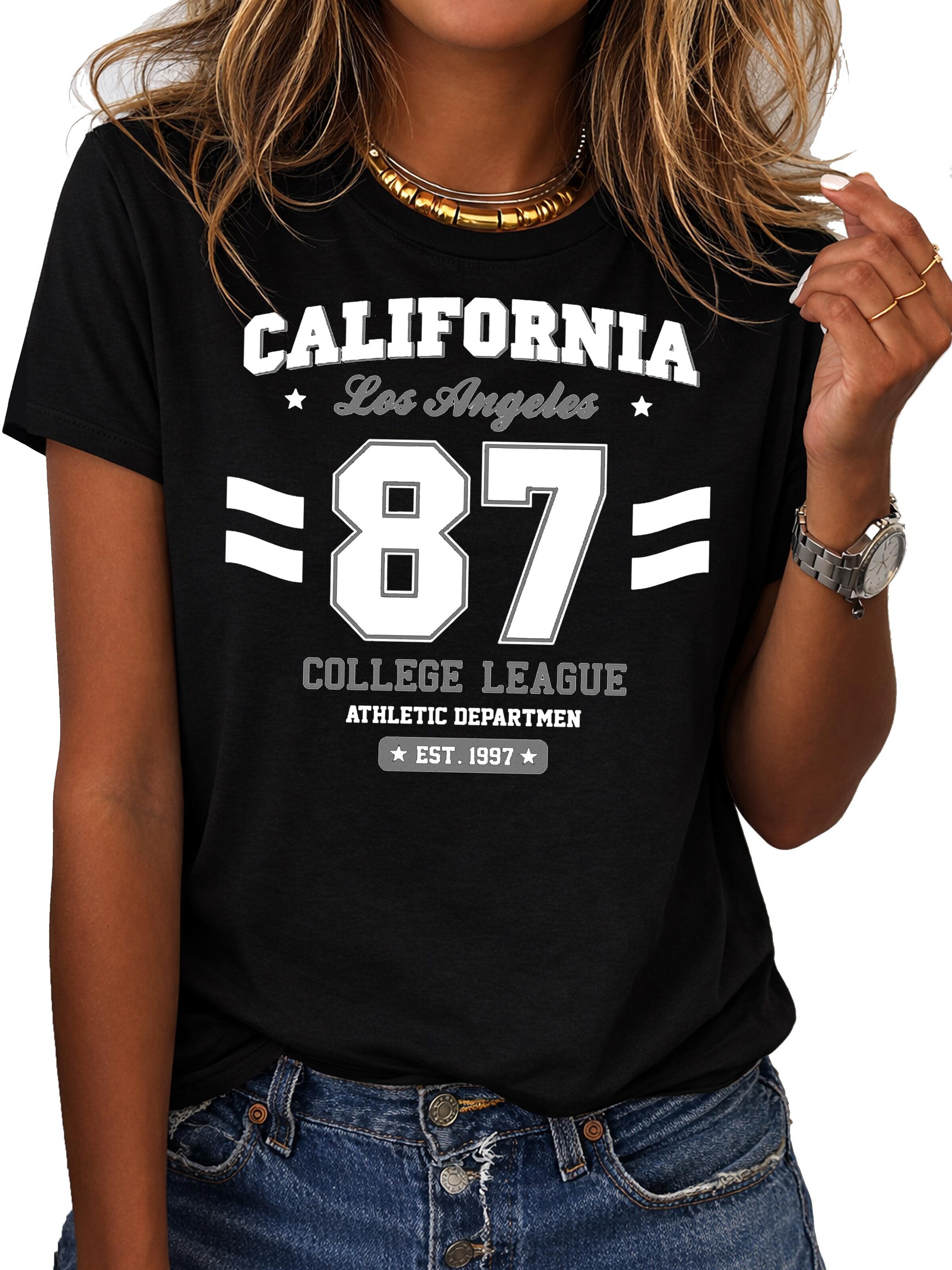 RMK Shirt 'College'‌‌‌‌‌‌‌‌‌ in Schwarz: Vorderseite