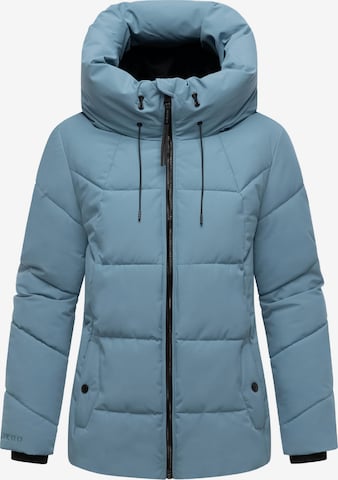 Veste d’hiver 'Kuscheltatze XVI' MARIKOO en bleu : devant