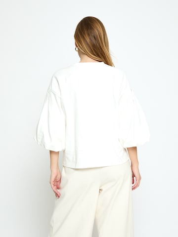 Haut 'Andrea' minus en blanc