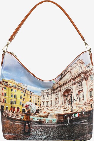 Borsa a spalla 'Yesbag' di Y Not? in marrone: frontale