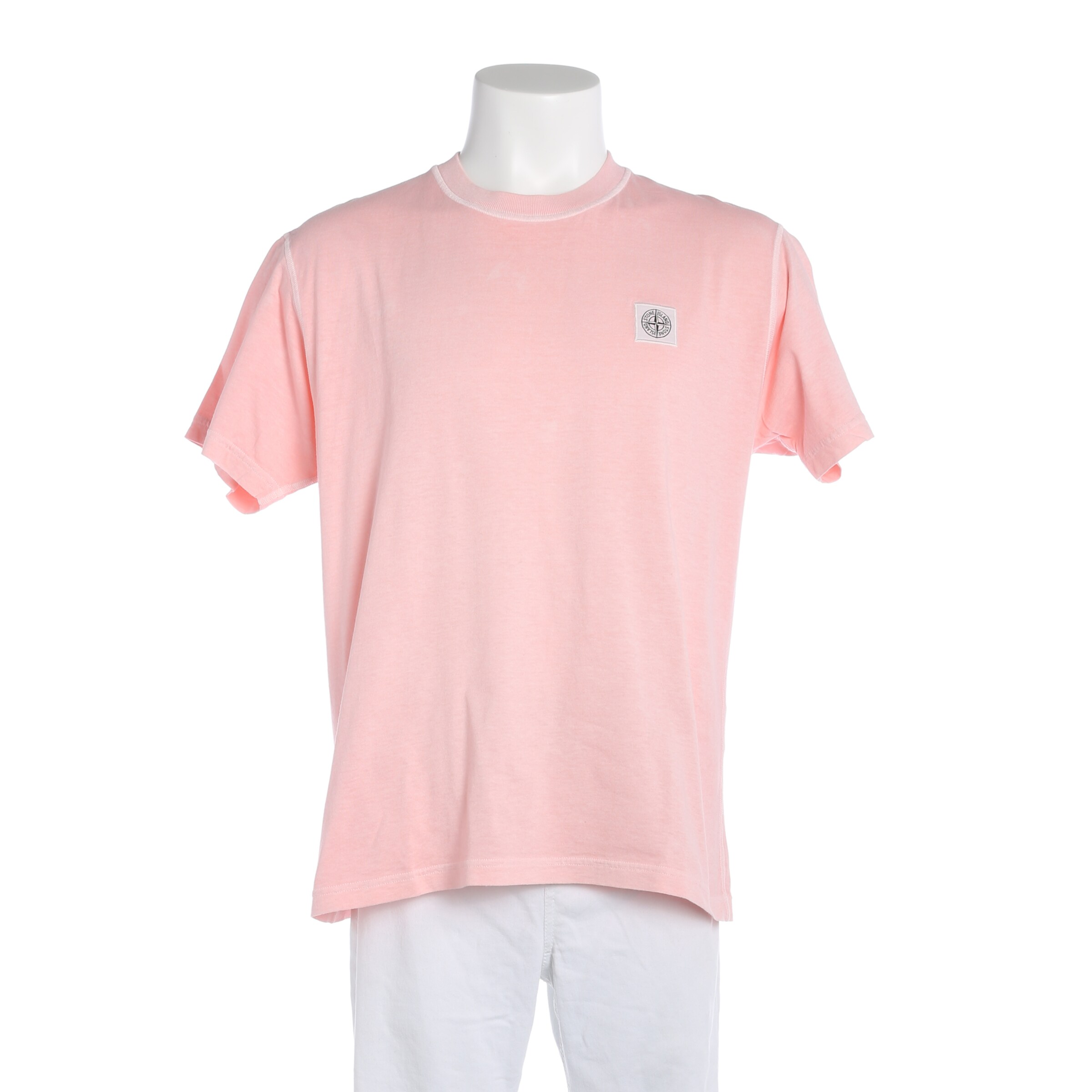 Stone Island T-Shirt L in Pink: Vorderseite