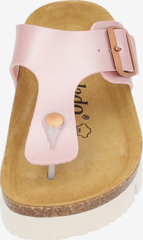 Palado T-Bar Sandals 'Kos' in Pink