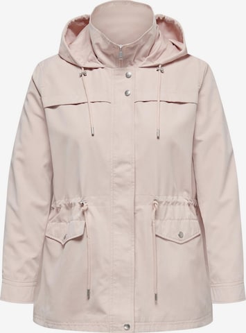 Veste mi-saison ONLY Carmakoma en rose : devant