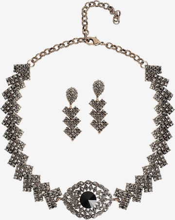 juoda SOHI Juvelyrinių dirbinių rinkinys ' Lois ': priekis