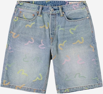 Regular Jean Evisu en bleu : devant