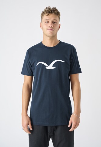 Cleptomanicx Shirt 'Mowe' in Blue: front
