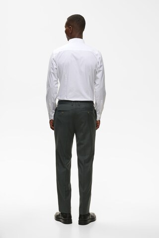 Matinique Regular Trousers with creases 'MAWesley' in Green