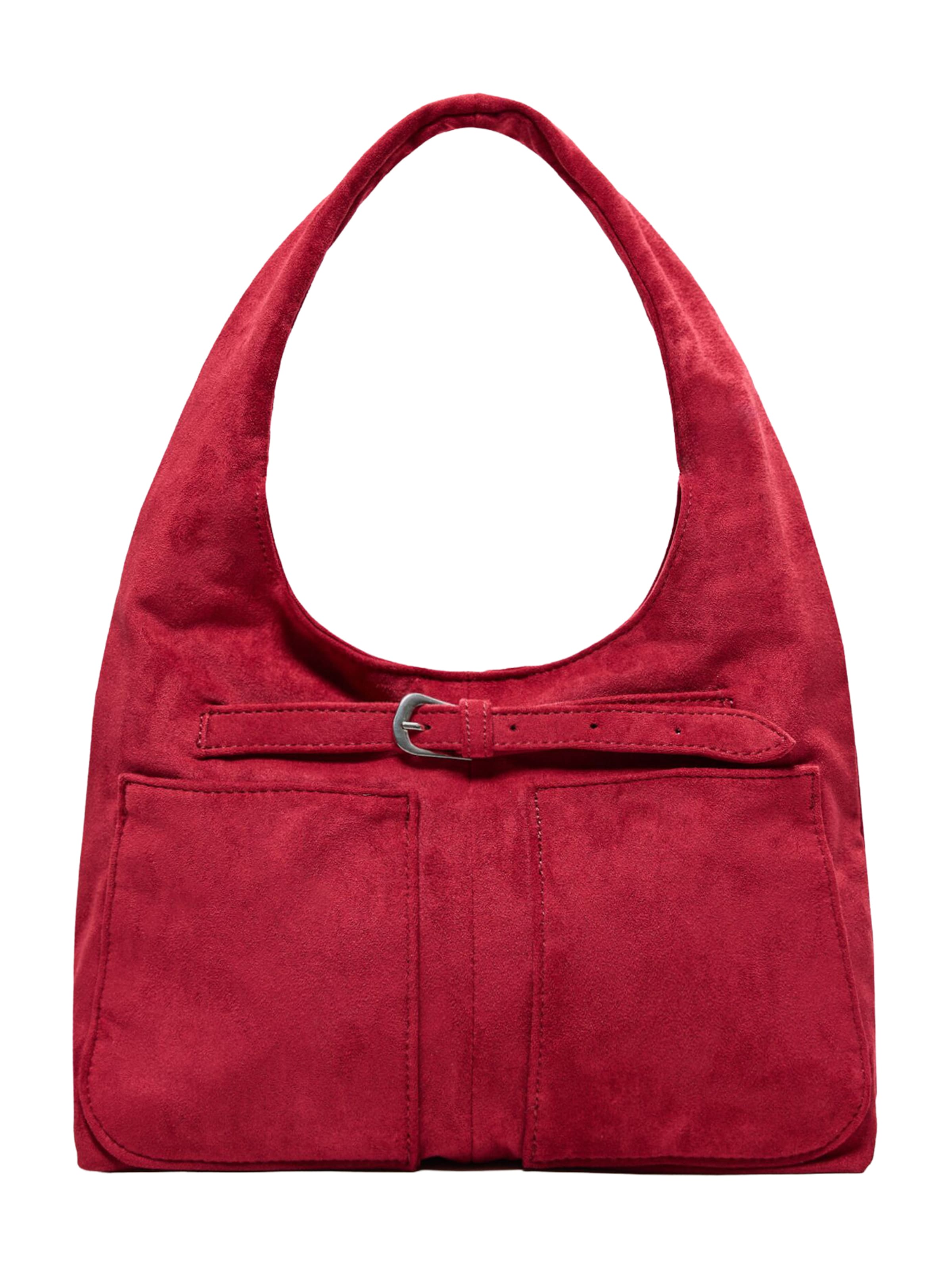 Bershka Skuldertaske i kirsebærsrød, Produktvisning