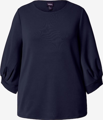 Ulla Popken Sweatshirt in Blau: Vorderseite