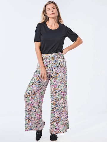 Goldner Wide leg Pants in Mixed colors