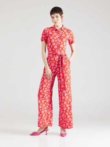 Tuta jumpsuit di Compania Fantastica in rosso: frontale