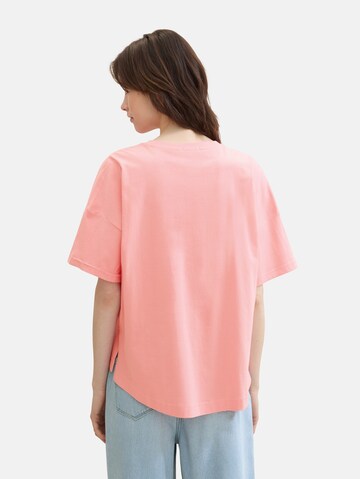 TOM TAILOR DENIM T-Shirt in Pink