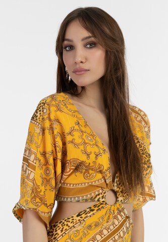 faina - Vestido em amarelo