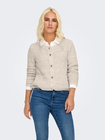 ONLY Knit cardigan 'ONLCELESTE' in Beige: front