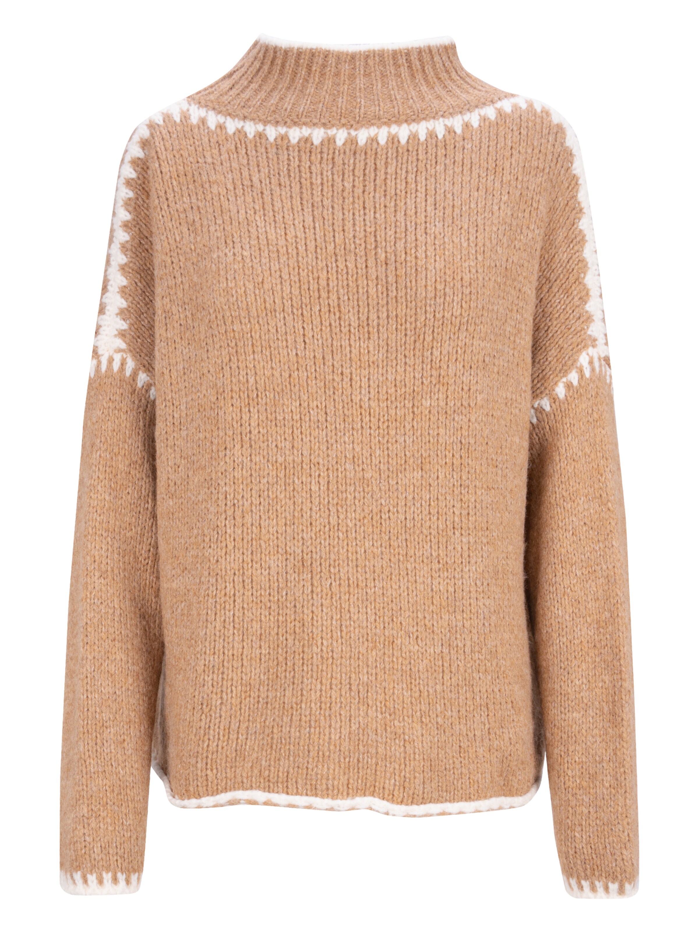 Pull-over 'JOLIE' Seasons of April en marron : devant