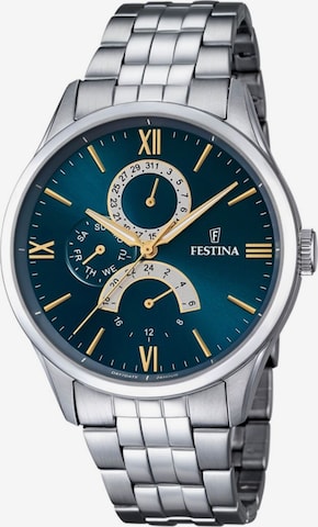 FESTINA Analoguhr in Blau: Vorderseite