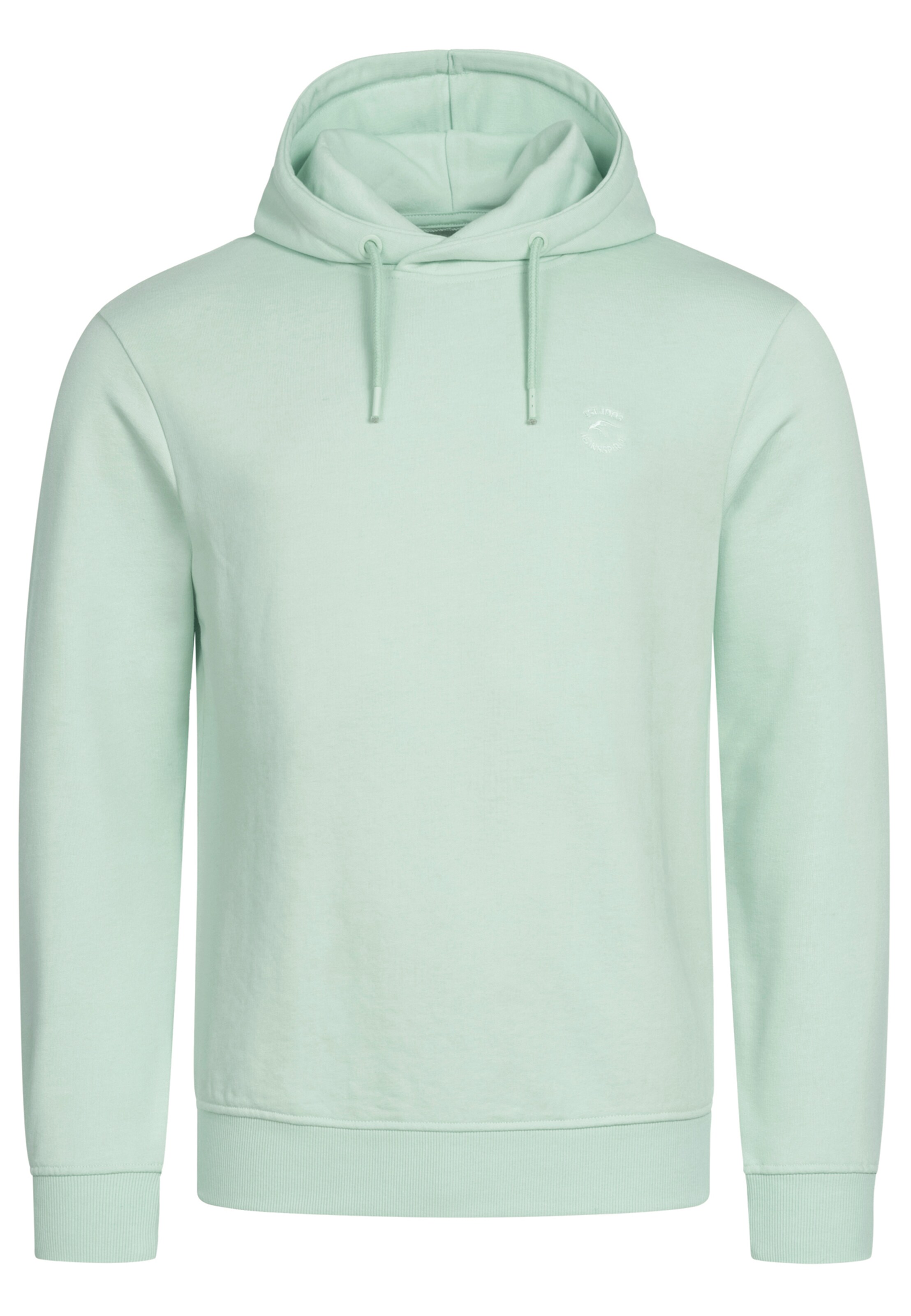 INDICODE JEANS Sweatshirt 'Simpson' in Groen: voorkant