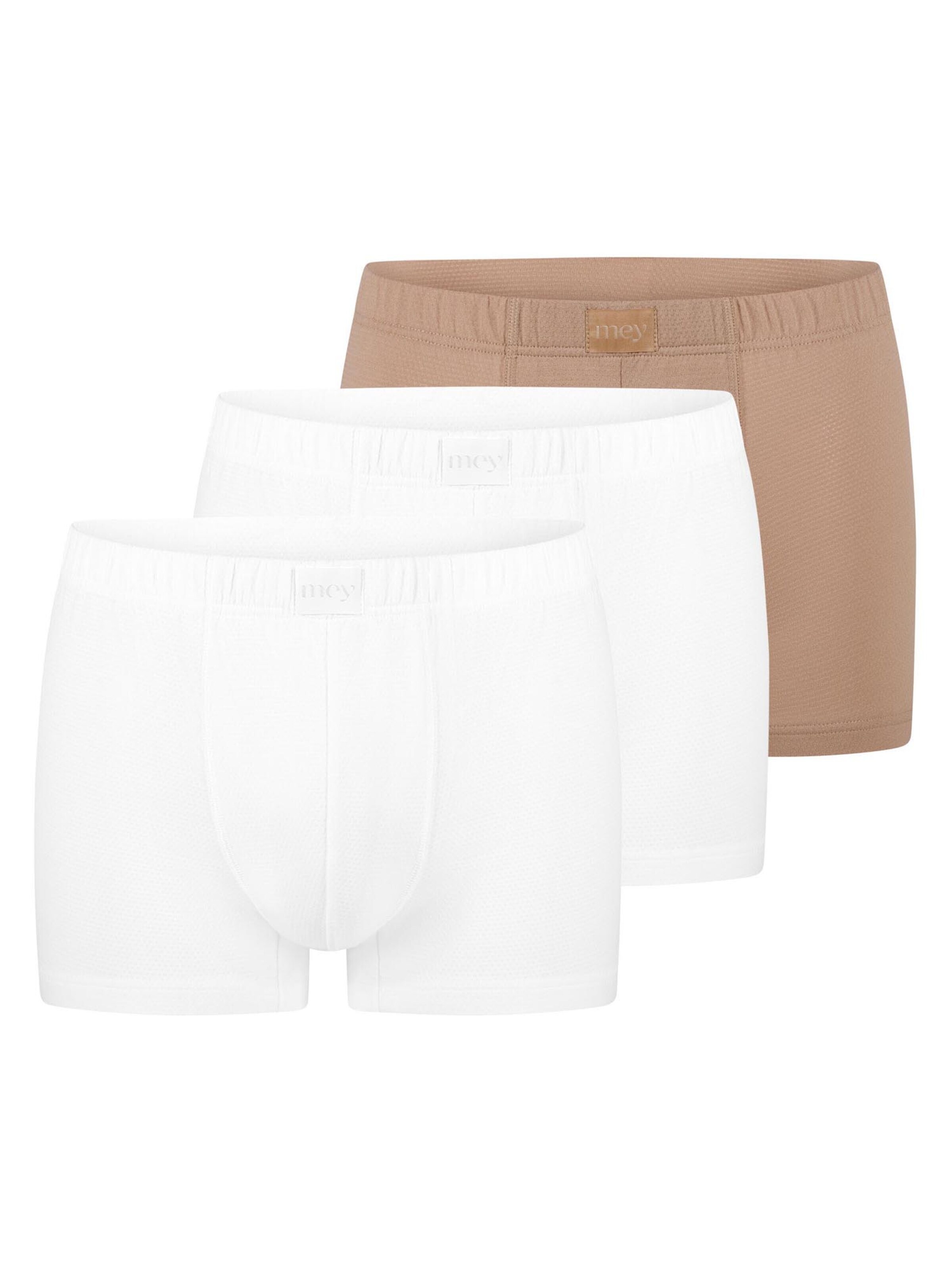 Mey Boxer shorts 'Dry Cotton Breeze' in Brown: front