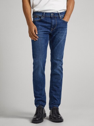 Pepe Jeans Skinny Jeansy 'FINSBURY' w kolorze niebieski: przód