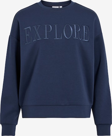 VILA Sweatshirt 'VIReflect' i blå: forside