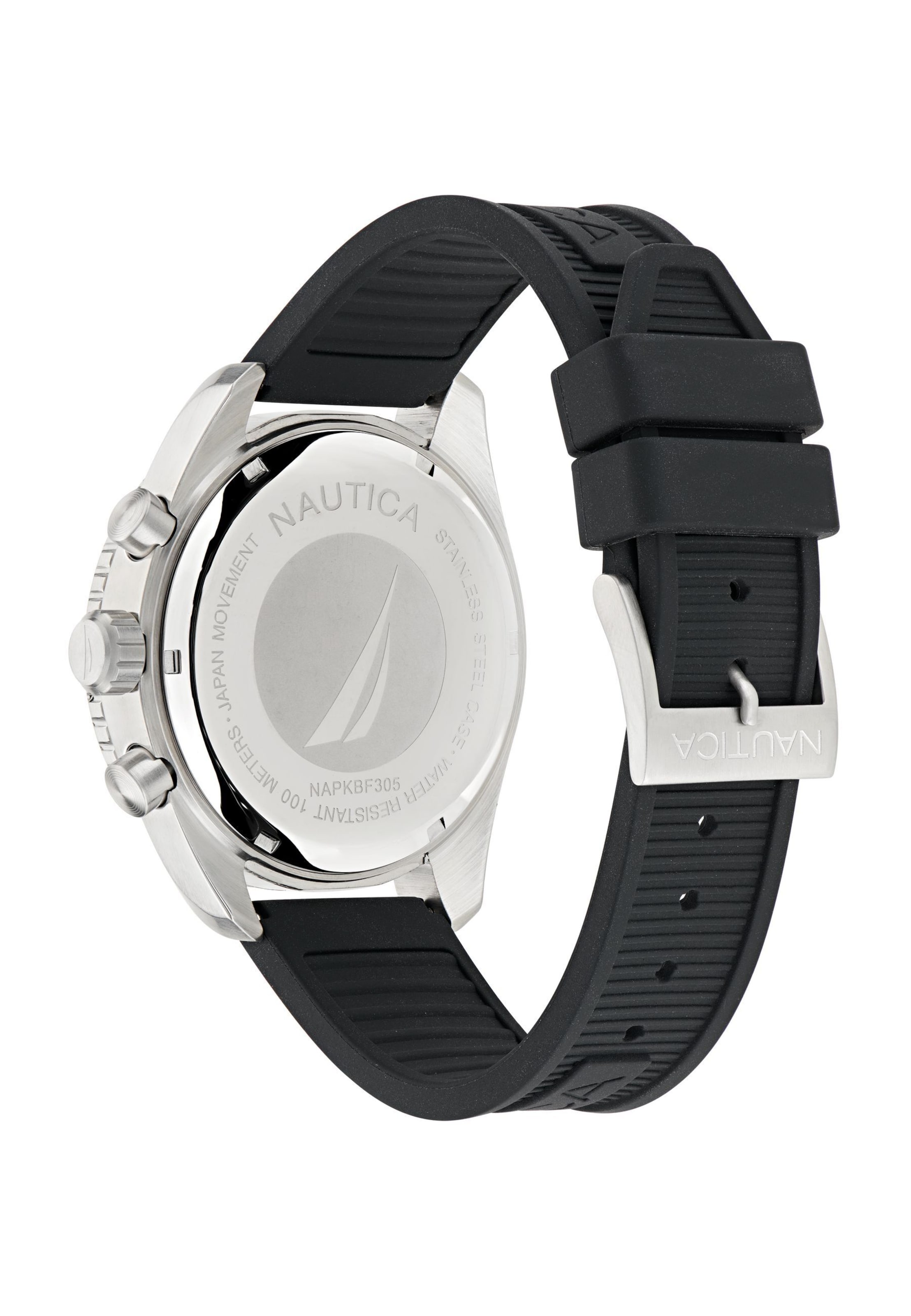 NAUTICA Analogt ur 'KEY BISCANE' i sort