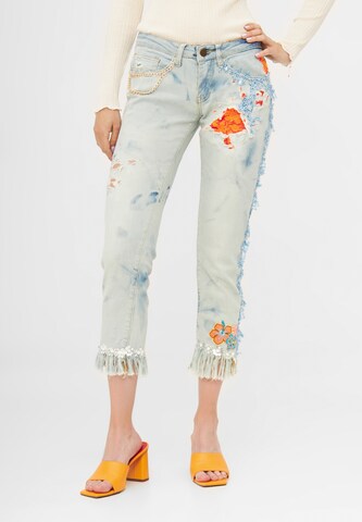 TOOche Regular Jeans in Blau: Vorderseite