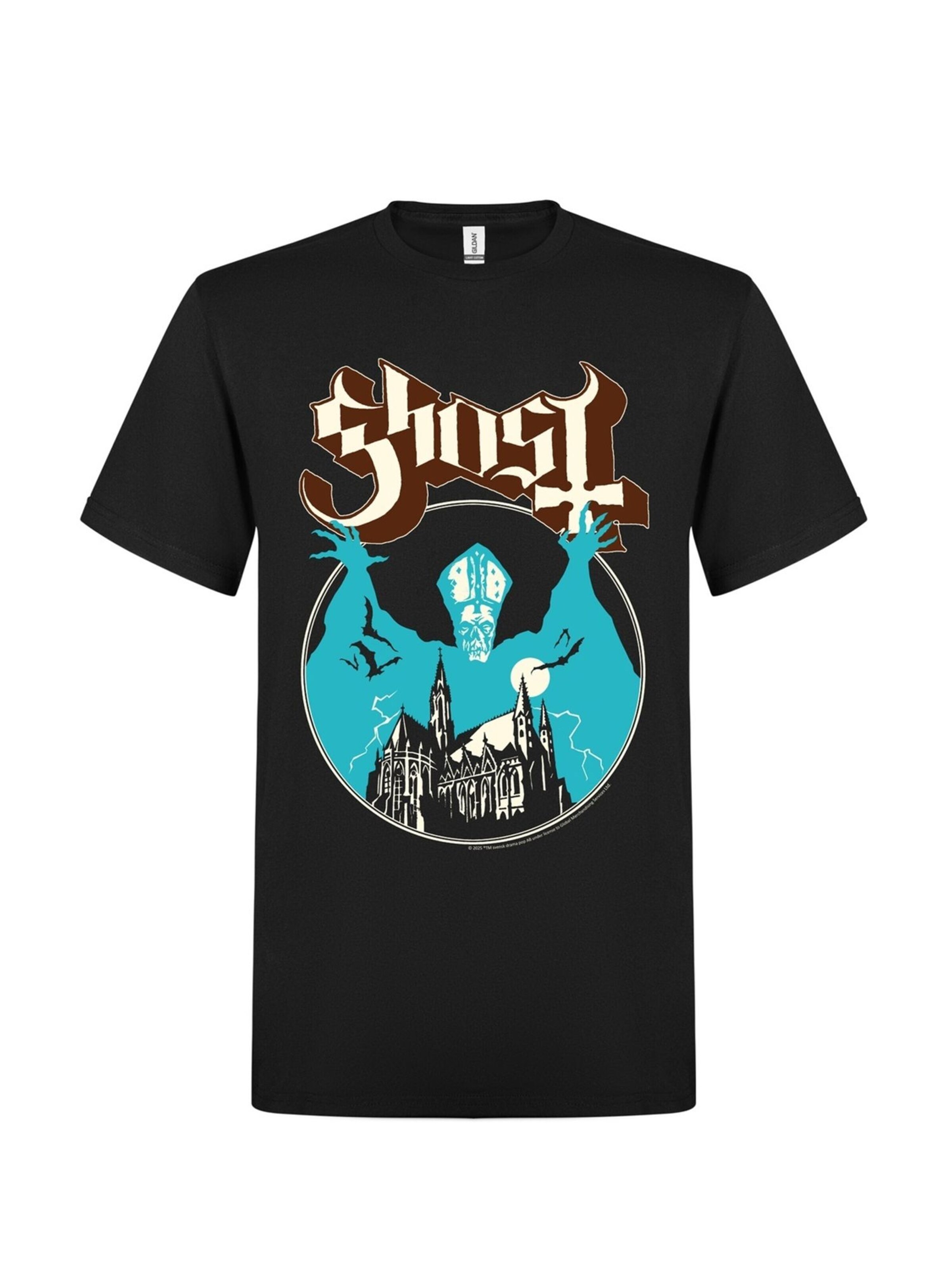 Ghost Shirt in Black: front
