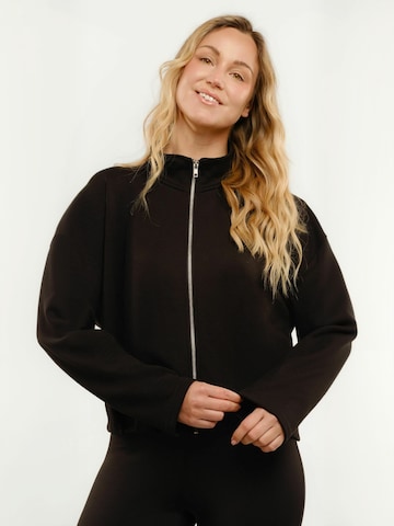 Veste mi-saison 'Henny' Liberte Essentiel en noir : devant