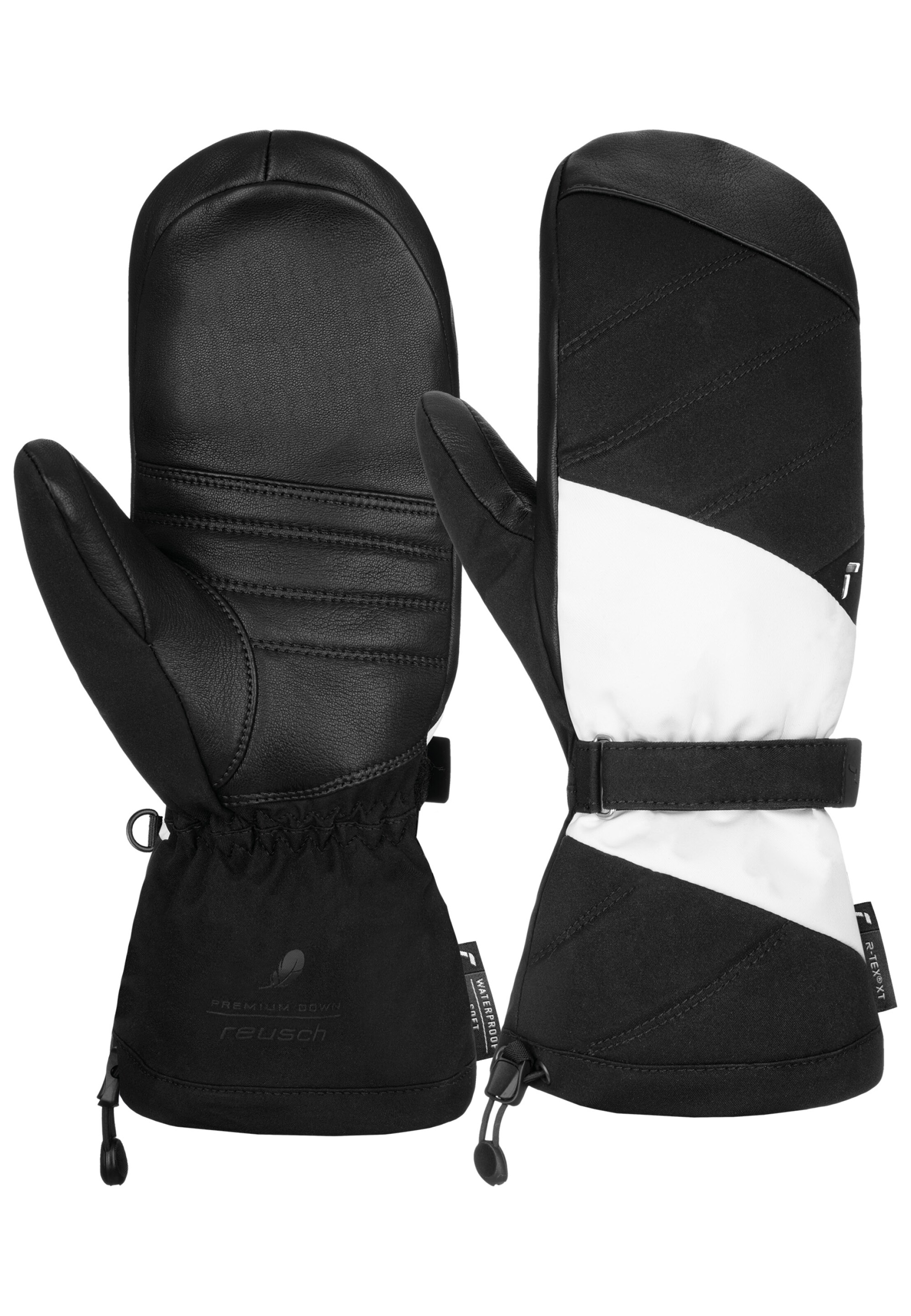 REUSCH Athletic Gloves in Black: front