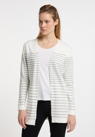 Cardigan DreiMaster Maritim en blanc : devant